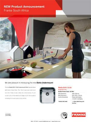 Franke launches new undermount sink